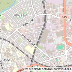 Map of Cheshire