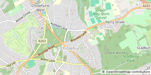 Map of Chislehurst