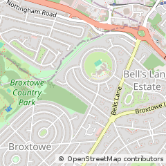 Map of Nottingham