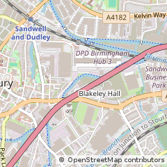Map of Oldbury, West Midlands