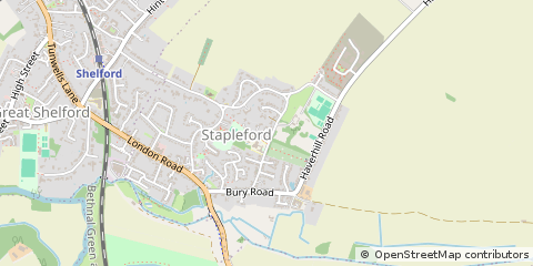 Map of Cambridge, Cambridgeshire