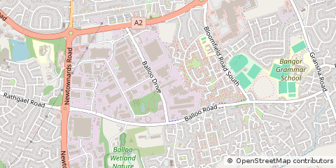 Map of Bangor, County Down