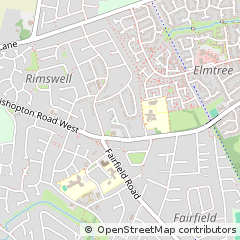 Map of Stockton-on-Tees, Cleveland