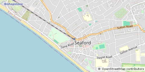 Map of East Sussex