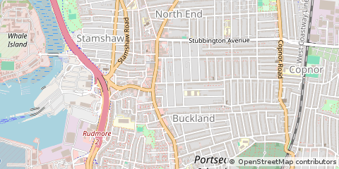Map of Portsmouth, Hants