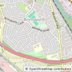 Map of Rotherham