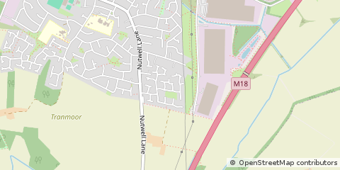 Map of Doncaster, South Yorkshire