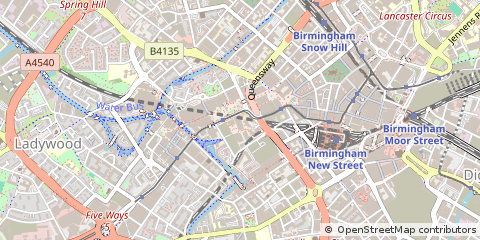 Map of Birmingham