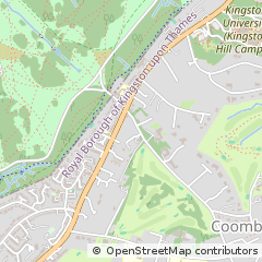 Map of Kingston Upon Thames, Surrey