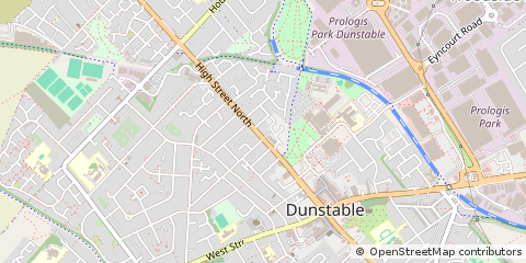Map of Dunstable