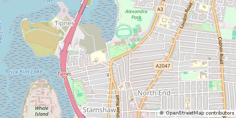 Map of Leicester, Hampshire