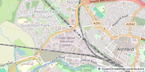 Map of Ashford