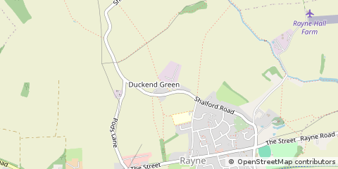 Map of Braintree, Essex
