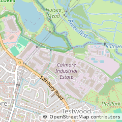 Map of Southampton, Hampshire