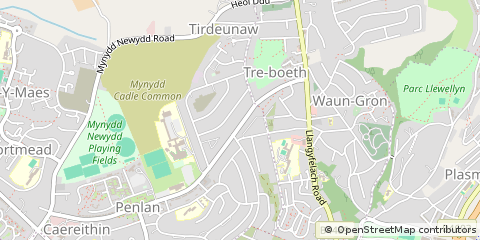 Map of Swansea