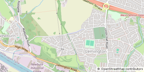 Map of Newcastle Upon Tyne