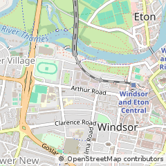 Map of Windsor, Berkshire