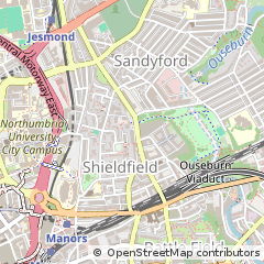 Map of Newcastle Upon Tyne