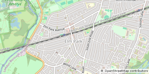 Map of Hornchurch, Cardiff