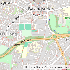 Map of Basingstoke, Hampshire