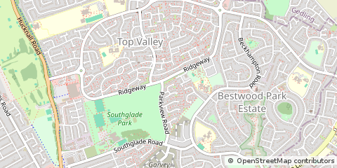 Map of Nottingham