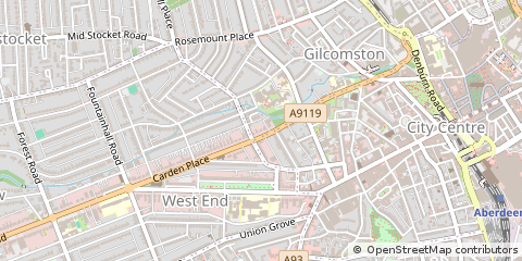 Map of Aberdeen
