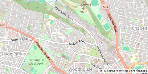 Map of Leeds