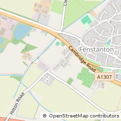 Map of Fenstanton, Cambs