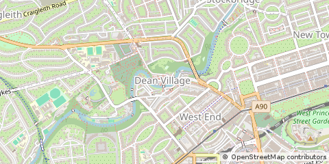 Map of Edinburgh, Midlothian