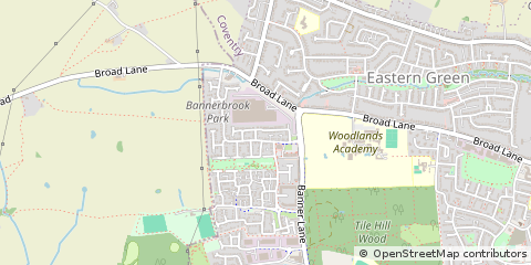 Map of Coventry, West Midlands