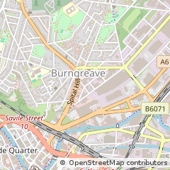 Map of Sheffield, South Yorkshire