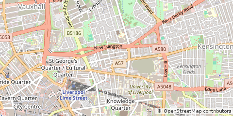 Map of Liverpool