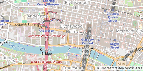 Map of Glasgow