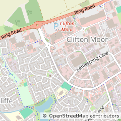 Map of York, South Yorkshire