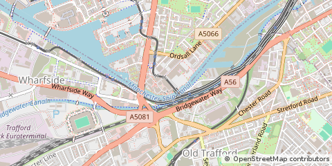 Map of Salford