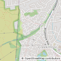Map of Broadstone, Dorset