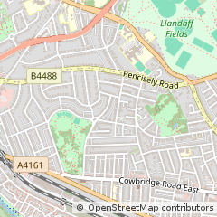 Map of Cardiff