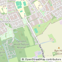 Map of Harlow, Essex