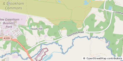 Map of Thatcham, Berkshire