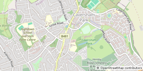 Map of Reading