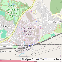 Map of Portskewett, Monmouthshire