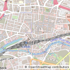 Map of Leeds, West Yorkshire