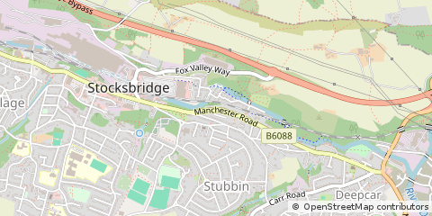 Map of Sheffield, South Yorkshire