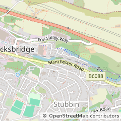Map of Sheffield, South Yorkshire