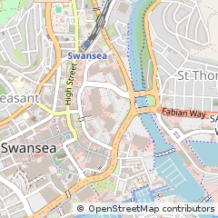Map of Swansea