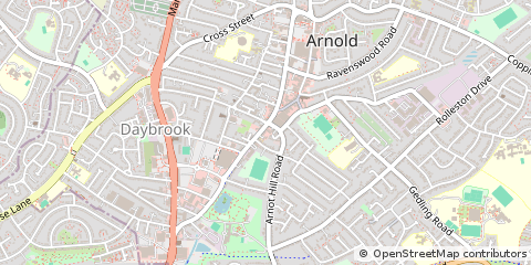 Map of Nottingham