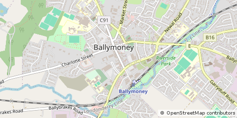 Map of Co Antrim