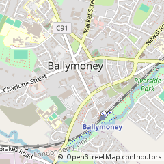 Map of Co Antrim