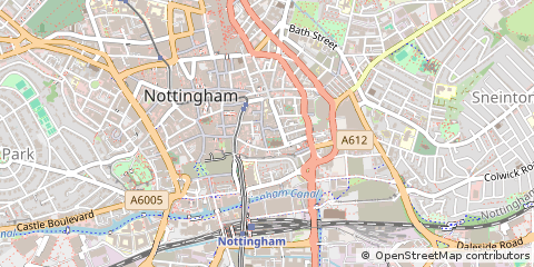 Map of Nottingham