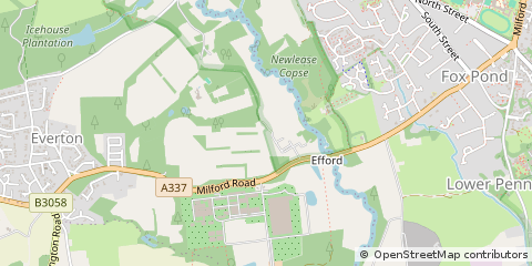 Map of Lymington